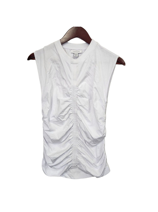 Topshop Tops - Topshop White Scrunch Sleeves Top NWOT